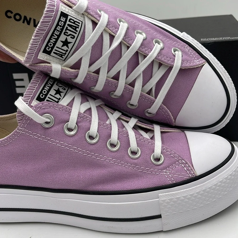 Converse WMNS A09394F CTAS LIFT OX CLASSIC AMETHYST/WHITE/BLACK Platforms Snkrs